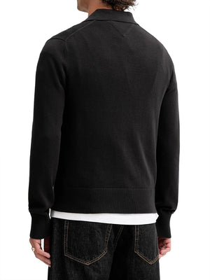 TOMMY JEANS 1USCITA Maglione Tommy Jeans In Tinta Unita Nero