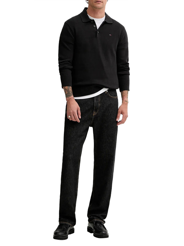 TOMMY JEANS 1USCITA Maglione Tommy Jeans In Tinta Unita Nero