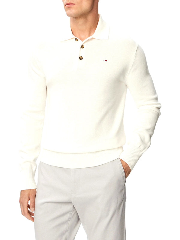 TOMMY JEANS 1USCITA Maglione Tommy Jeans In Tinta Unita Bianco