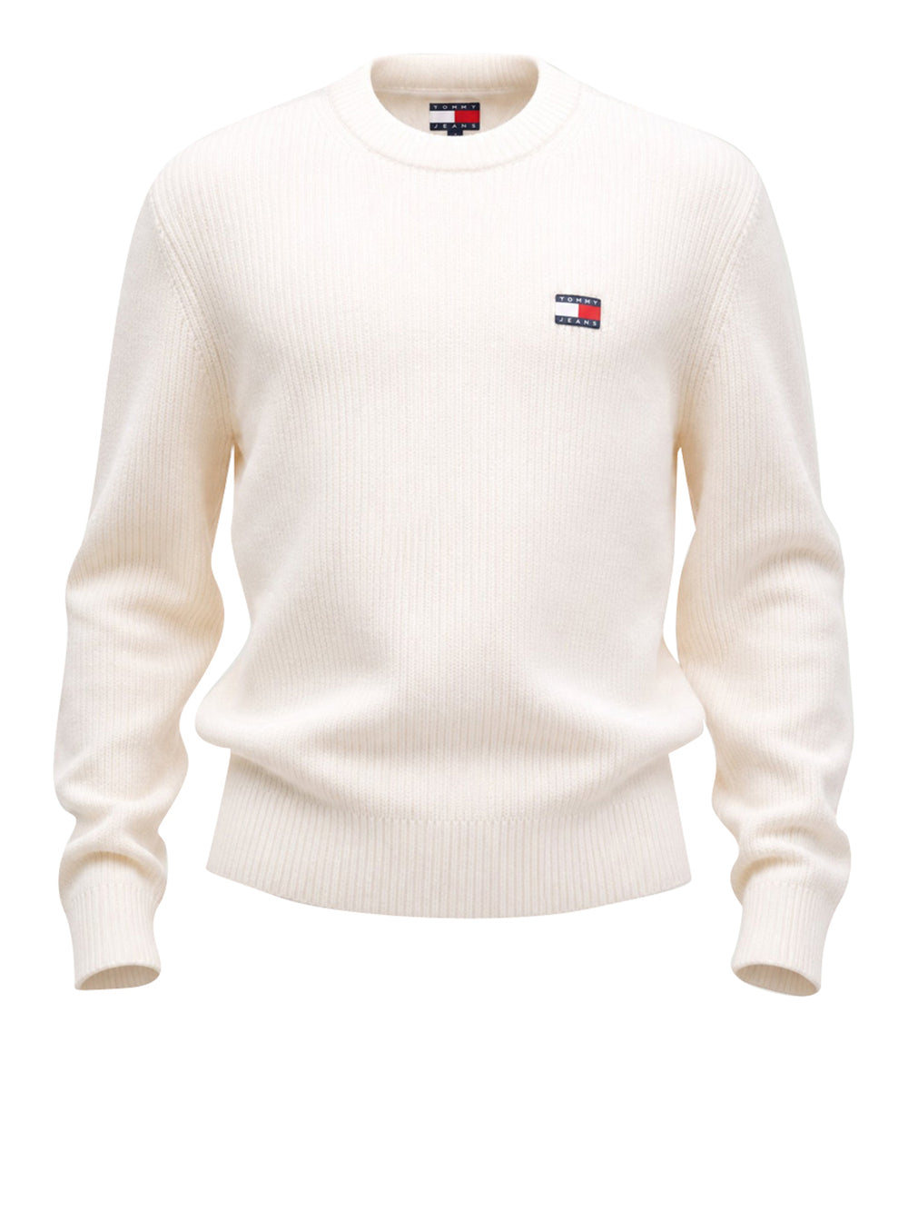 TOMMY JEANS 1USCITA Maglione Tommy Jeans In Tinta Unita Bianco