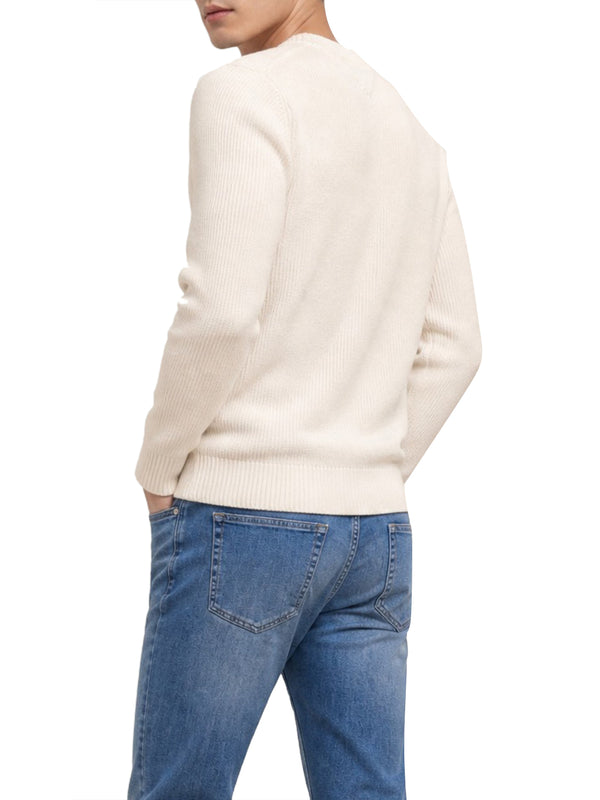 TOMMY JEANS 1USCITA Maglione Tommy Jeans In Tinta Unita Bianco