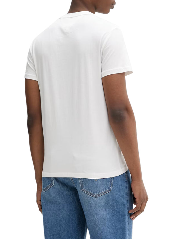 TOMMY JEANS 1USCITA T-Shirt Tommy Jeans Stampa Logo Panna