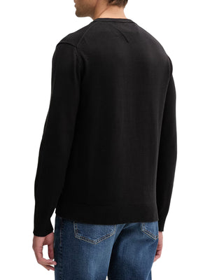 TOMMY JEANS 1USCITA Pullover Tommy Jeans Flag Slim Fit Leggero - Nero