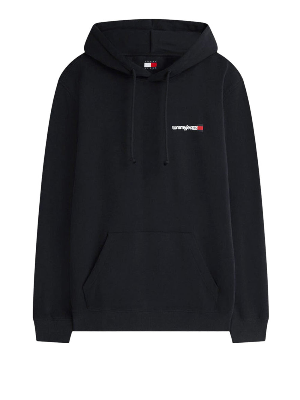 TOMMY JEANS 1USCITA Felpa Tommy Jeans Logo Stampato Nero
