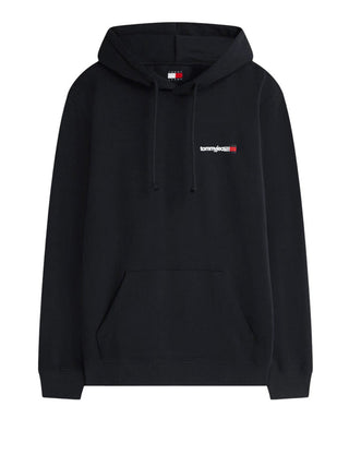 TOMMY JEANS 1USCITA Felpa Tommy Jeans Logo Stampato Nero