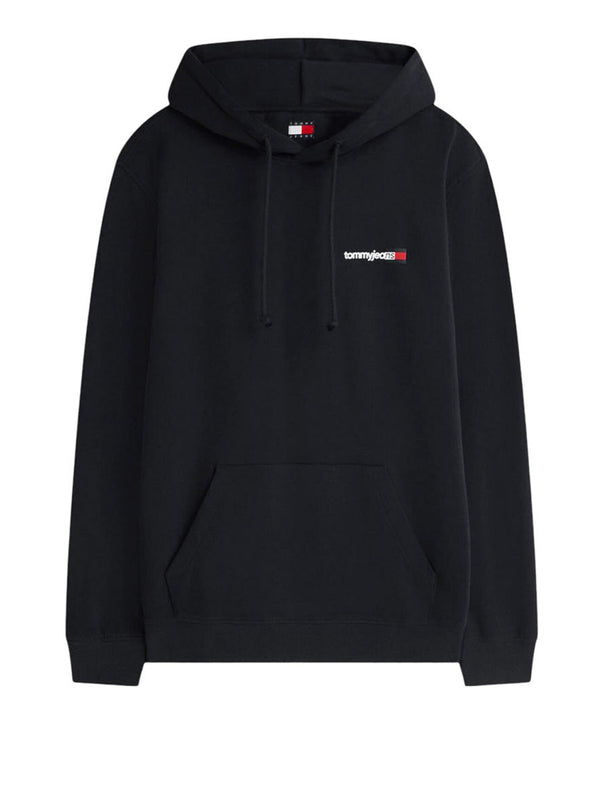 TOMMY JEANS 1USCITA Felpa Tommy Jeans Logo Stampato Nero