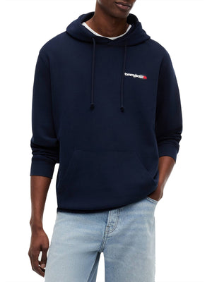 TOMMY JEANS 1USCITA Felpa Tommy Jeans Logo Stampato Navy