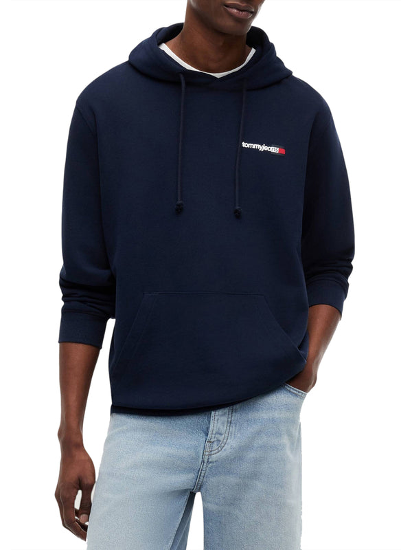 TOMMY JEANS 1USCITA Felpa Tommy Jeans Logo Stampato Navy