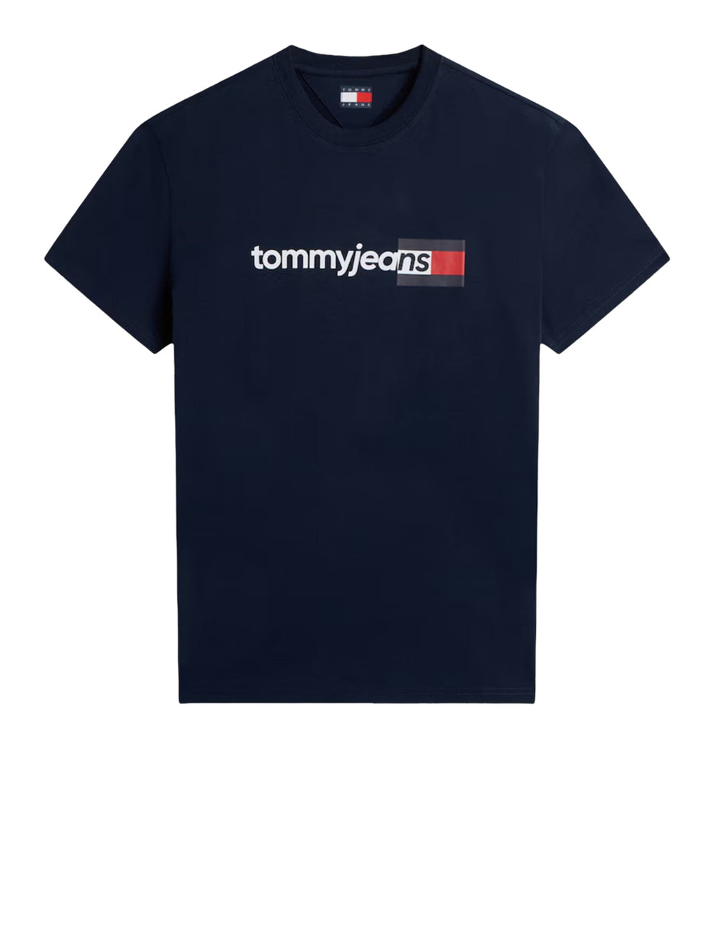 TOMMY JEANS 1USCITA T-Shirt Tommy Jeans Logo Frontale Navy