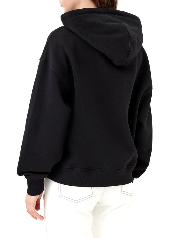 TOMMY JEANS 1USCITA Felpa Tommy Jeans Patch Logo Frontale Nero