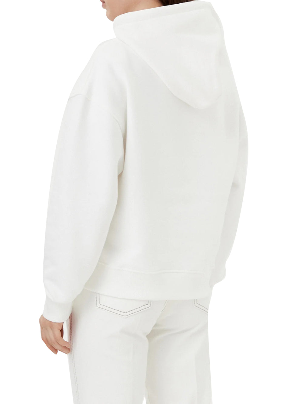 TOMMY JEANS 1USCITA Felpa Tommy Jeans Patch Logo Frontale Ecru