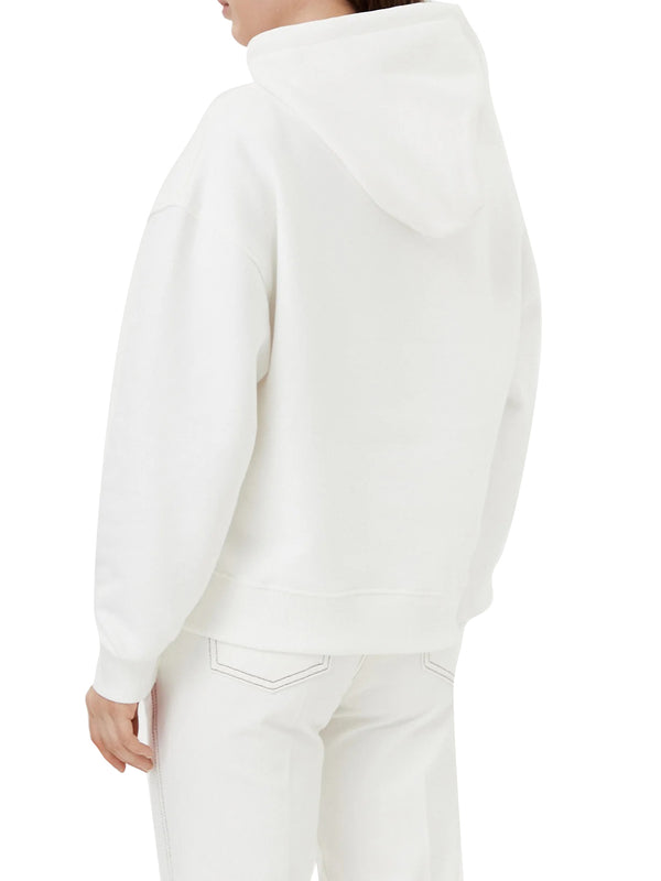 TOMMY JEANS 1USCITA Felpa Tommy Jeans Patch Logo Frontale Ecru