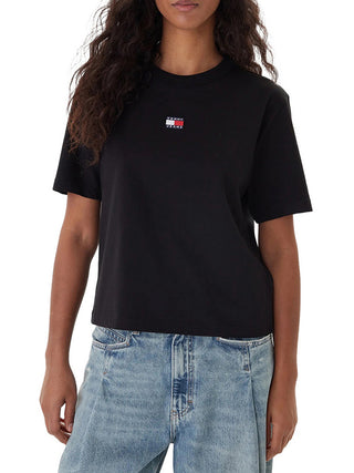 TOMMY JEANS 1USCITA T-Shirt Tommy Hilfiger Boxy Fit - Nero