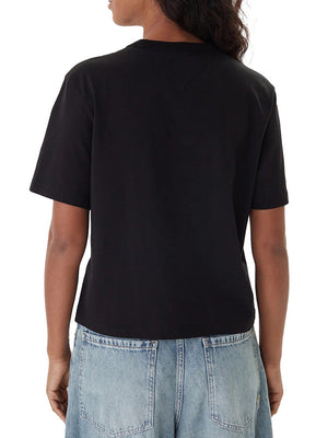 TOMMY JEANS 1USCITA T-Shirt Tommy Hilfiger Boxy Fit - Nero