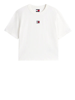 TOMMY JEANS 1USCITA T-Shirt Tommy Hilfiger Boxy Fit - Bianco