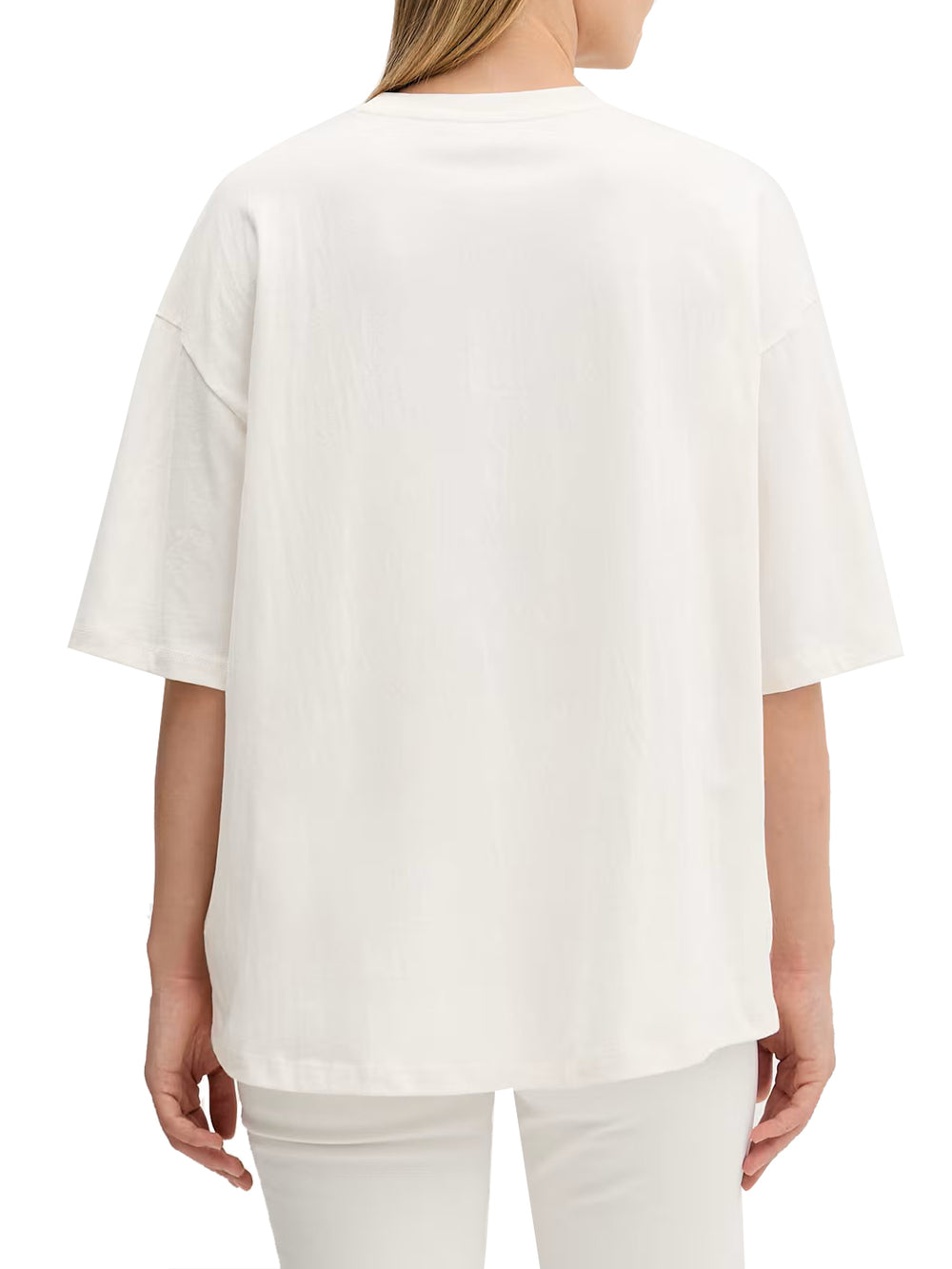 TOMMY JEANS 1USCITA T-Shirt Tommy Jeans Logo Frontale Bianco