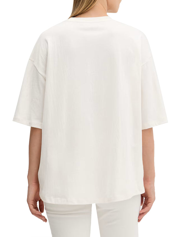 TOMMY JEANS 1USCITA T-Shirt Tommy Jeans Logo Frontale Bianco
