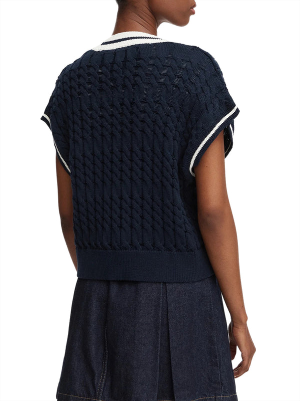 TOMMY JEANS 1USCITA Maglia Tommy Jeans Scollo a V Navy
