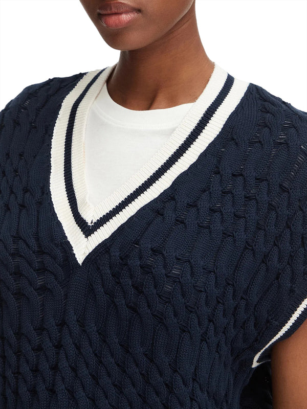 TOMMY JEANS 1USCITA Maglia Tommy Jeans Scollo a V Navy