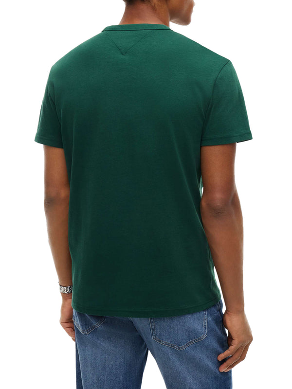 TOMMY JEANS 2USCITA T-Shirt Tommy Jeans In Tinta Unita Verde
