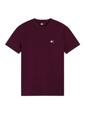 TOMMY JEANS 2USCITA T-Shirt Tommy Jeans In Tinta Unita Bordeaux