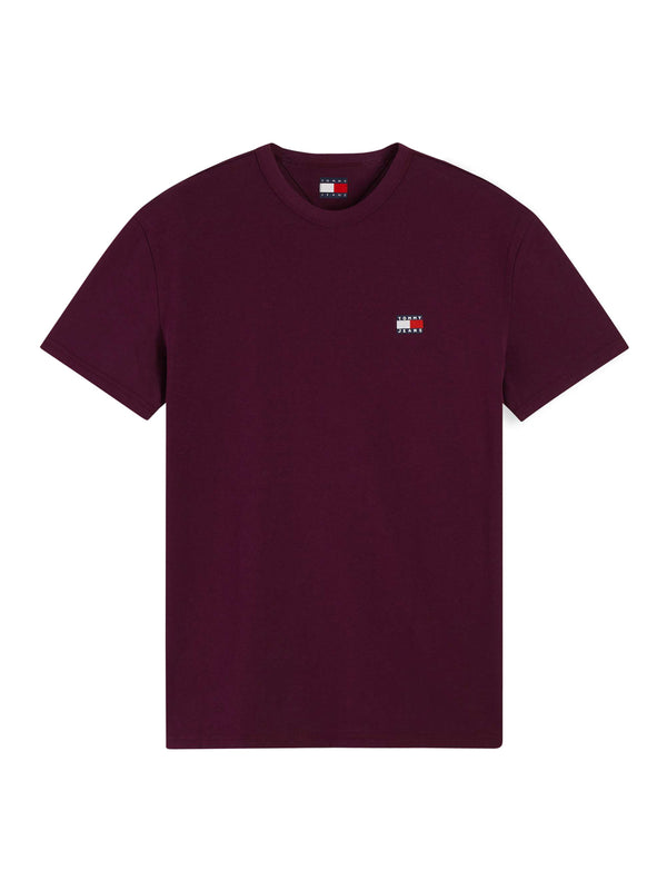 TOMMY JEANS 2USCITA T-Shirt Tommy Jeans In Tinta Unita Bordeaux