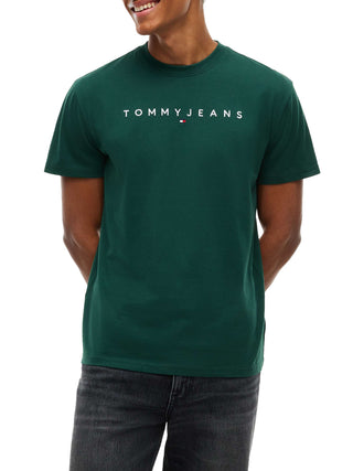 TOMMY JEANS 2USCITA T-Shirt Tommy Jeans Logo Frontale Verde