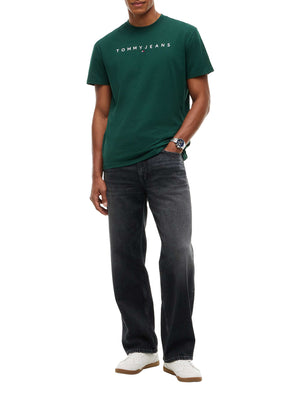 TOMMY JEANS 2USCITA T-Shirt Tommy Jeans Logo Frontale Verde