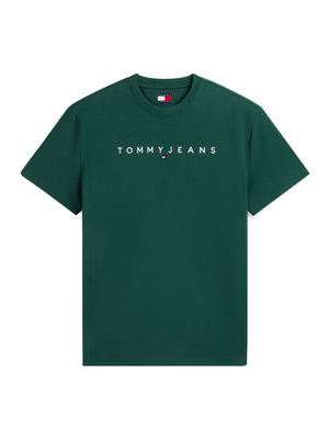 TOMMY JEANS 2USCITA T-Shirt Tommy Jeans Logo Frontale Verde