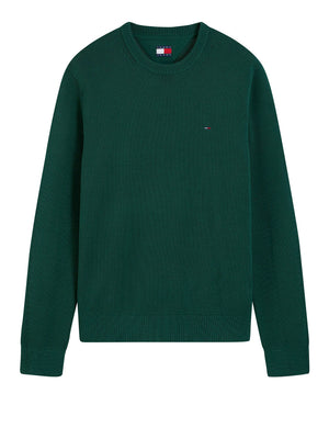 TOMMY JEANS 2USCITA Maglia Tommy Jeans In Tinta Unita - Verde