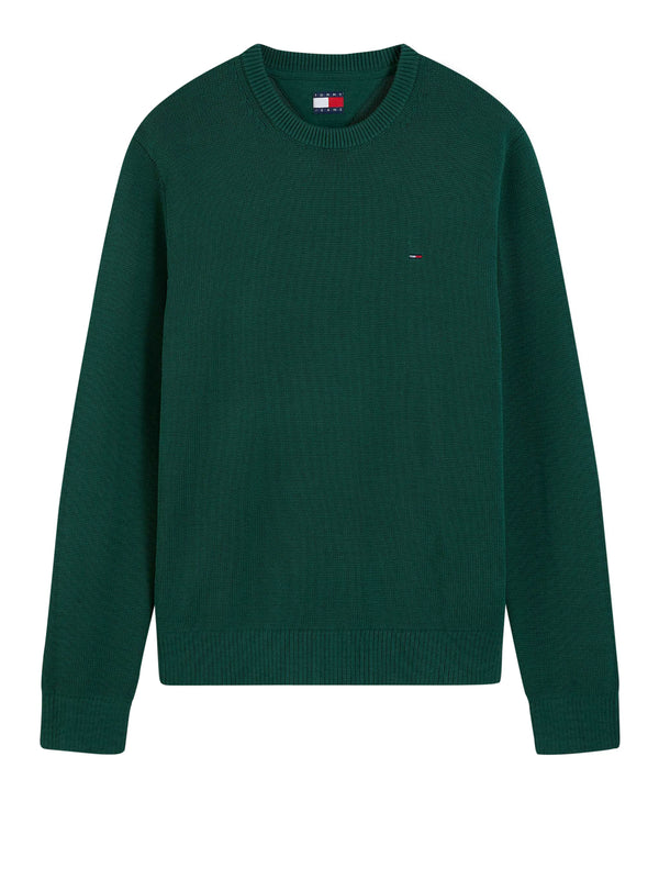 TOMMY JEANS 2USCITA Maglia Tommy Jeans In Tinta Unita - Verde