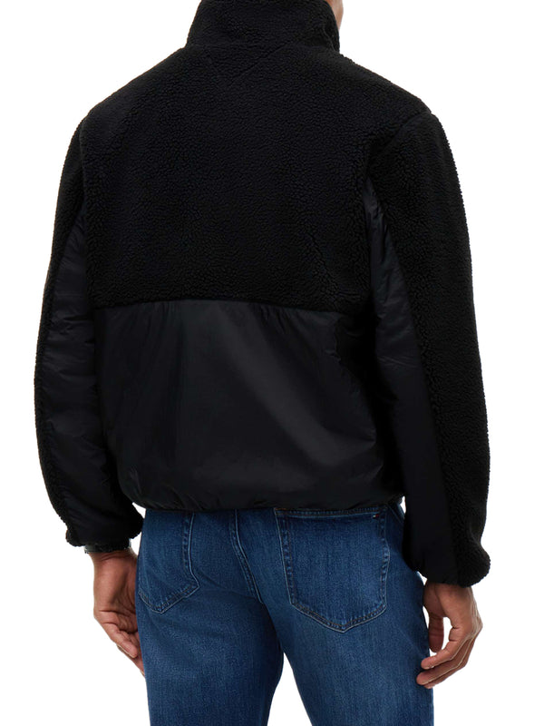 TOMMY JEANS 2USCITA Giacca Teddy con texture a contrasto e vestibilità comoda Nero