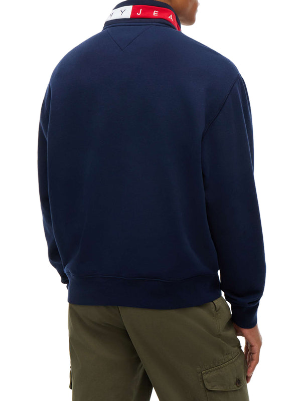 TOMMY JEANS 2USCITA Felpa Tommy Jeans Logo Iconico - Blu