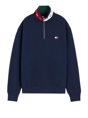 TOMMY JEANS 2USCITA Felpa Tommy Jeans Logo Iconico - Blu