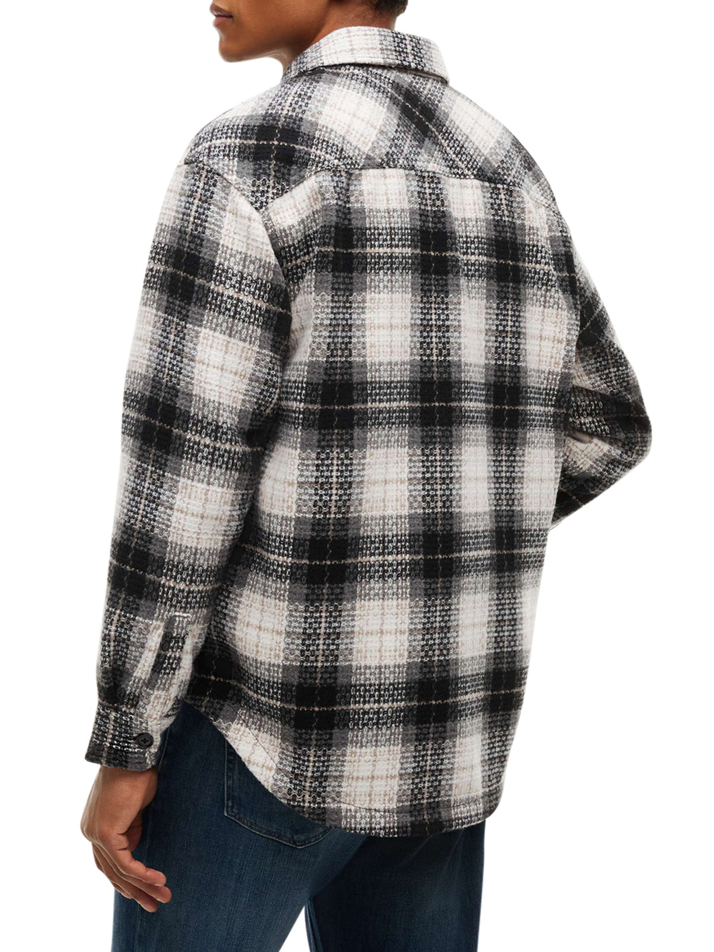 TOMMY JEANS 2USCITA Camicia Over Tommy Jeans DM0DM23616 - Nero Bianco