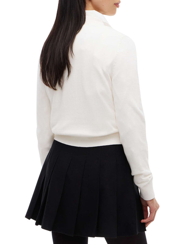 TOMMY JEANS 2USCITA Maglione Tommy Jeans Logo Frontale - Bianco