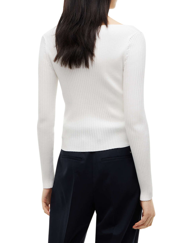 TOMMY JEANS 2USCITA Maglia Tommy Jeans In Tinta Unita - Bianco
