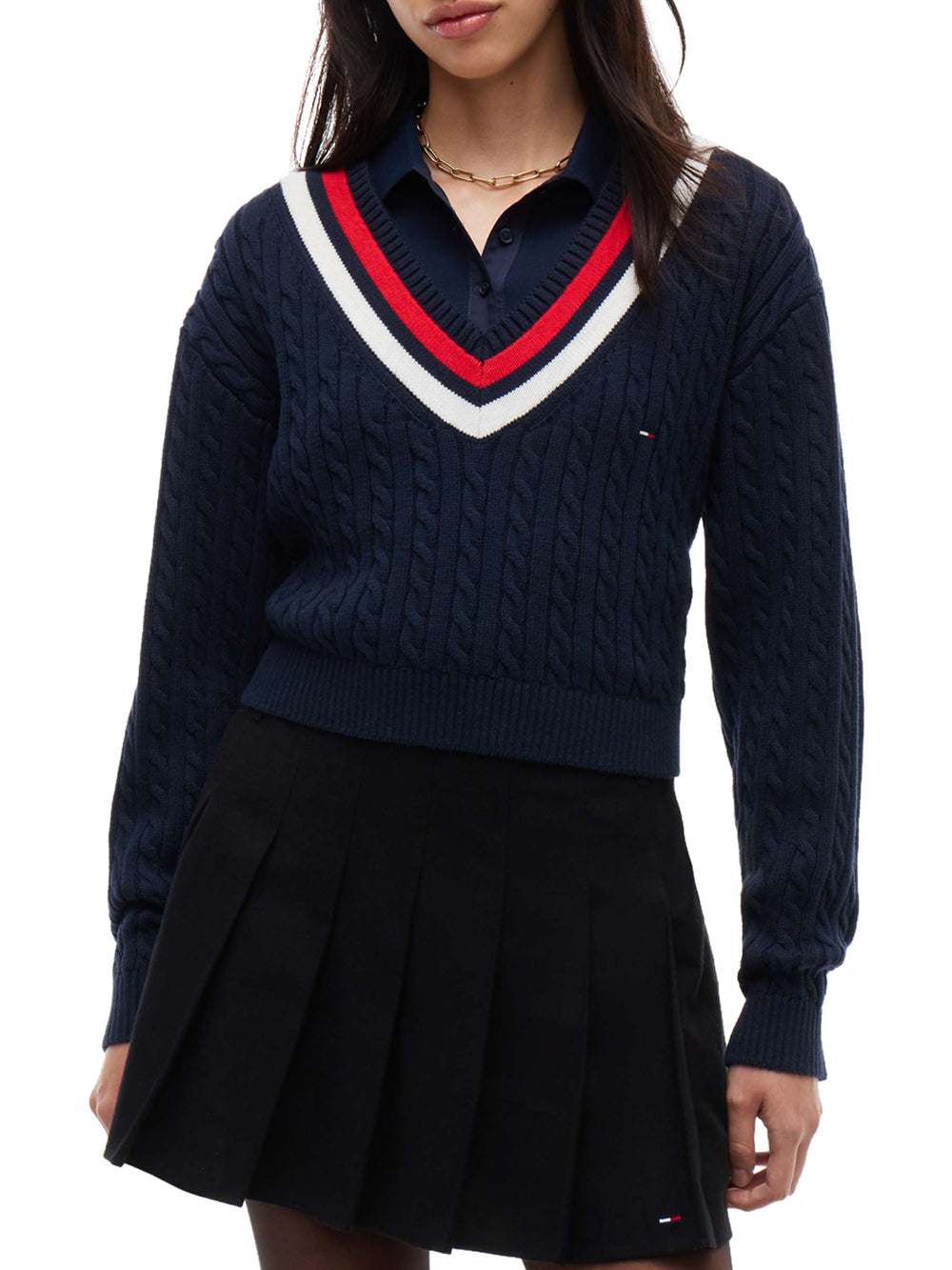 TOMMY JEANS 2USCITA Maglia Tommy Jeans DW0DW23550 - Navy