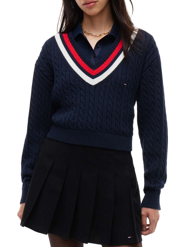TOMMY JEANS 2USCITA Maglia Tommy Jeans DW0DW23550 - Navy