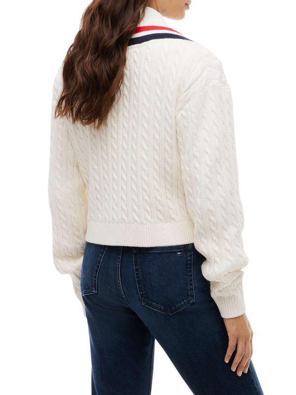 TOMMY JEANS 2USCITA Maglia Tommy Jeans DW0DW23550 - Bianco