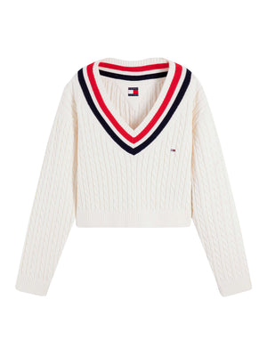 TOMMY JEANS 2USCITA Maglia Tommy Jeans DW0DW23550 - Bianco
