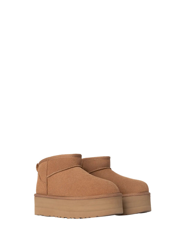 UGG Eskimo Boot Classic Ultra Mini Platform Donna - Chestnut