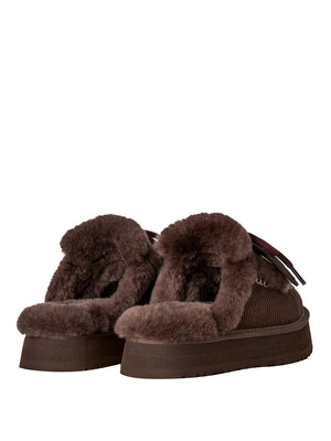 Ugg Ciabatte Disquette Heritage Ugg - Marrone