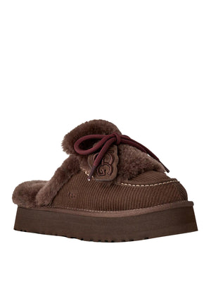 Ugg Ciabatte Disquette Heritage Ugg - Marrone