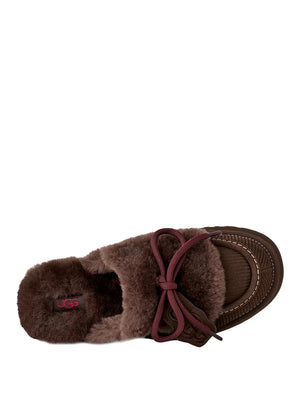 Ugg Ciabatte Disquette Heritage Ugg - Marrone