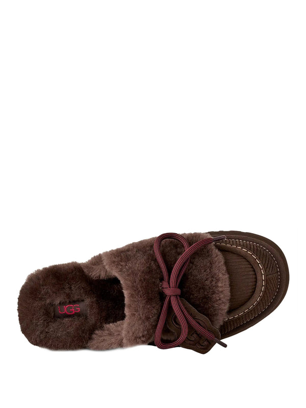Ugg Ciabatte Disquette Heritage Ugg - Marrone