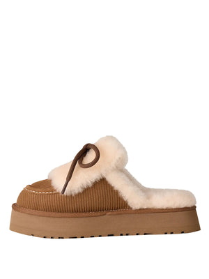 Ugg Ciabatta Disquette Heritage Ugg - Chestnut