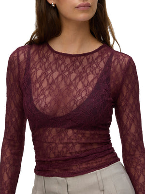 VERO MODA AWARE Maglia Vero Moda Awtessy Vino