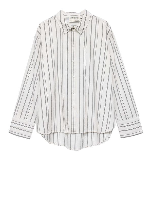 VERO MODA AWARE Camicia Vero Moda Awclare Ls Oversized - Bianco