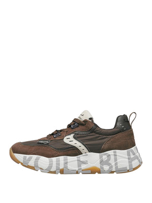 VOILE' BLANCHE Sneakers Voile Blanche Club105 Marrone